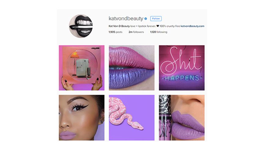 Kat Von D Beauty - Creative Instagram