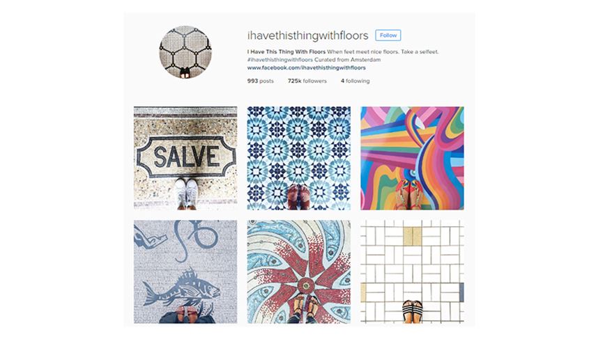 I Have This Thing With Floors - Creative Instagram