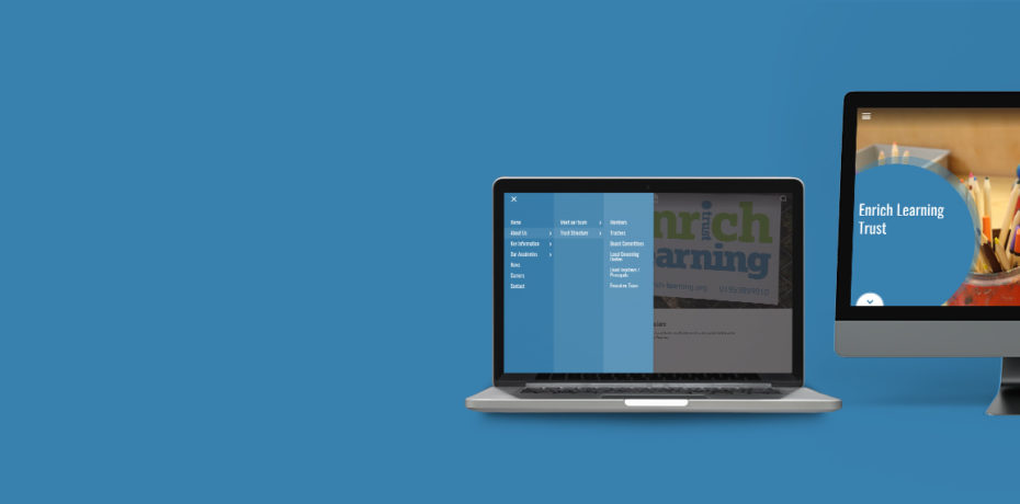 Enrich Learning Trust Schools website design and build