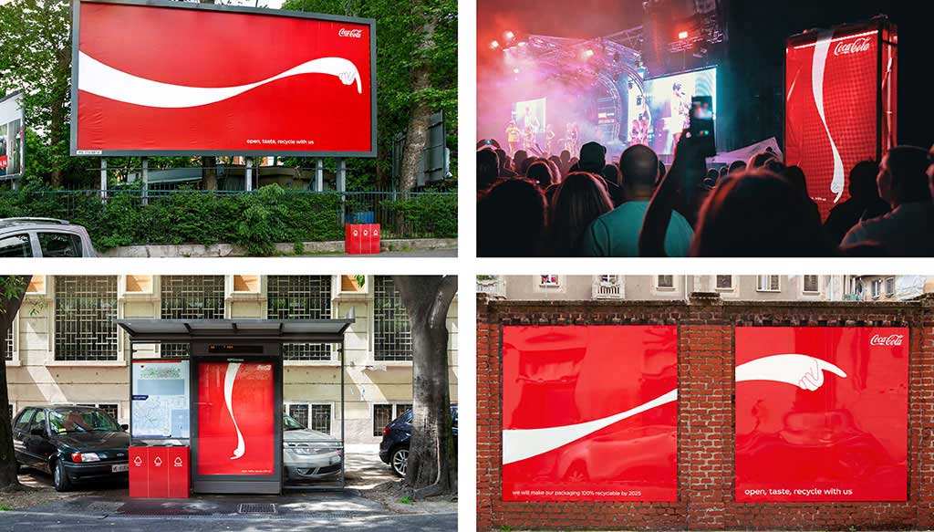 Coca Cola recycling campaign