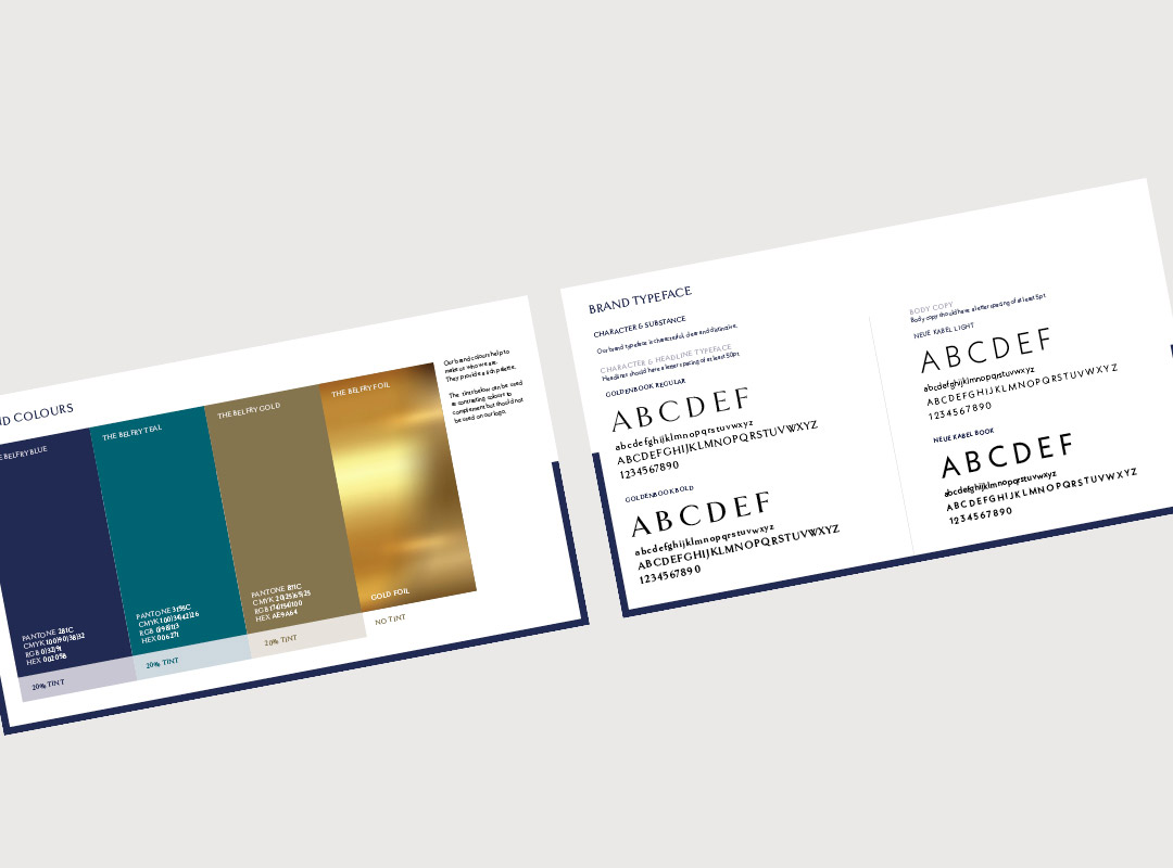 The Belfry brand guidelines
