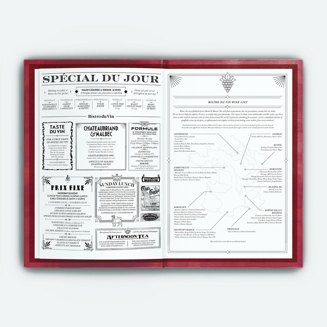 hotel du vin menus