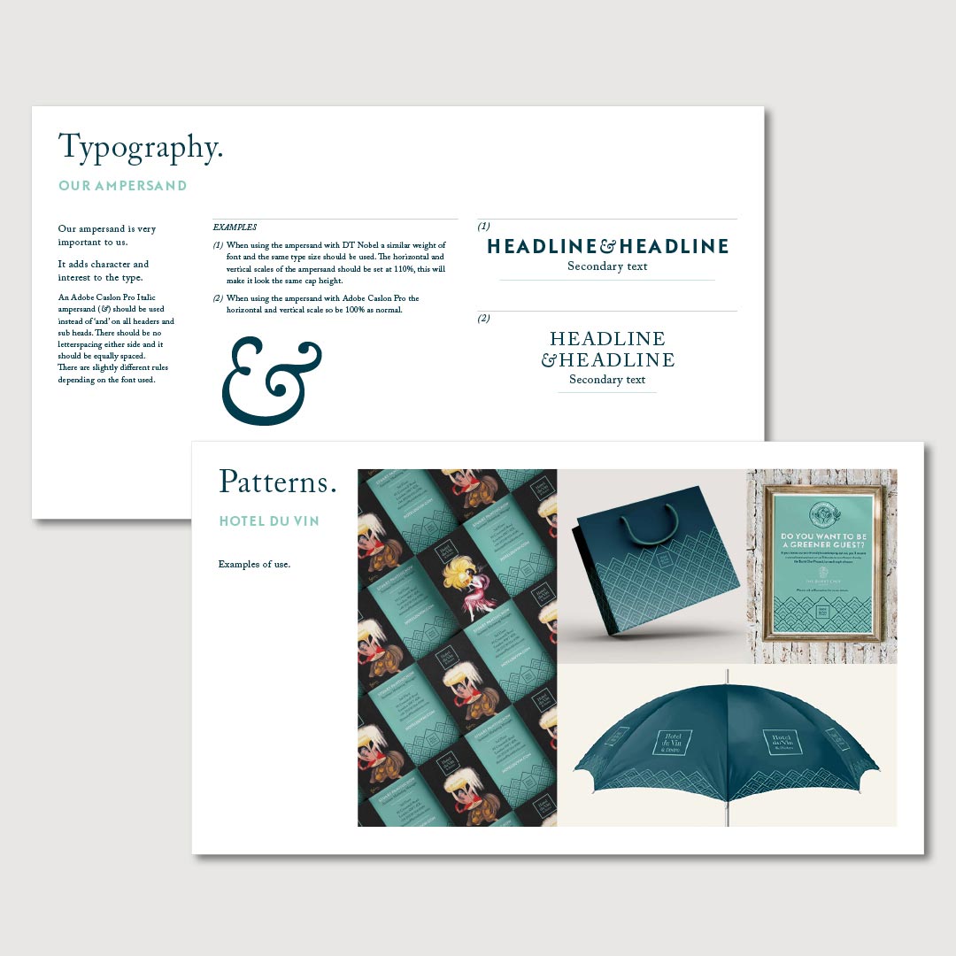 Hotel du vin brand guidelines